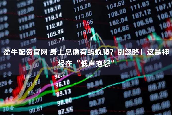 盈牛配资官网 身上总像有蚂蚁爬？别忽略！这是神经在 “低声抱怨”