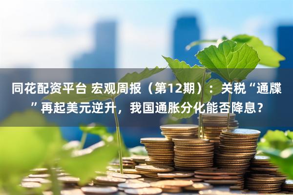 同花配资平台 宏观周报（第12期）：关税“通牒”再起美元逆升，我国通胀分化能否降息？